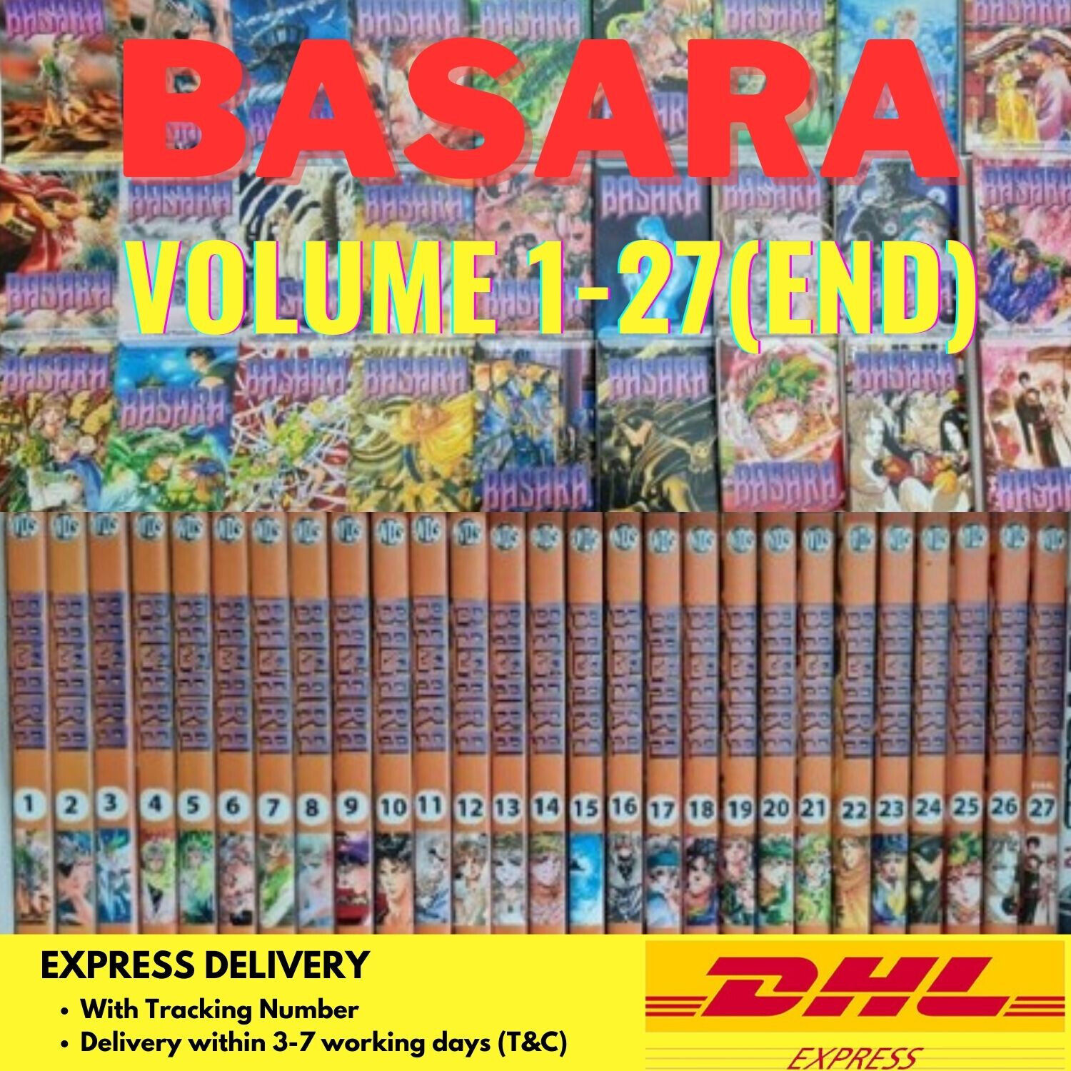 Basara Manga by Yumi Tamura Volume 1-27(END) Full Set Comic English Version