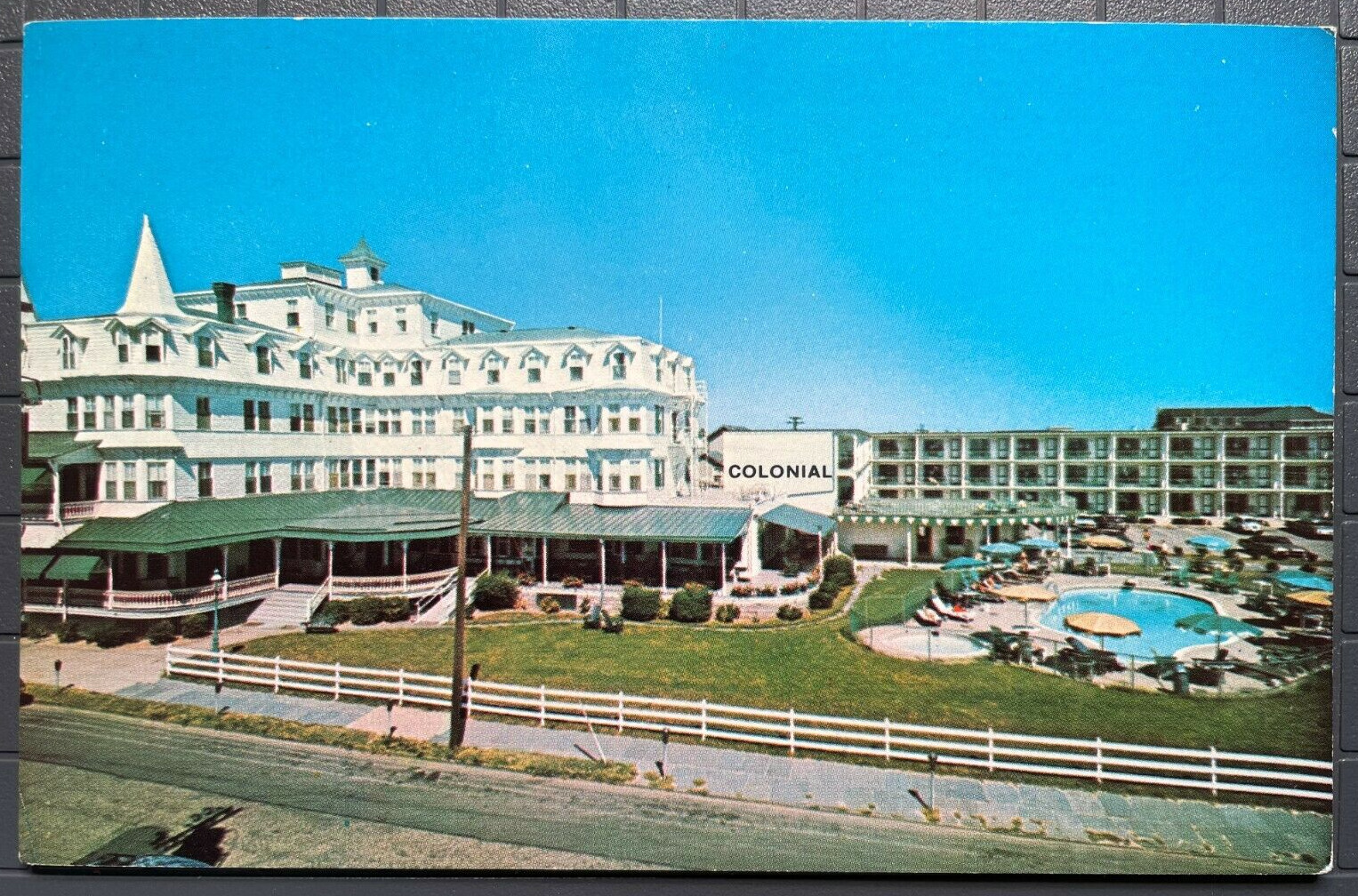 Vintage Postcard 1981 The Colonial Hotel and Motor Lodge Cape May New Jersey