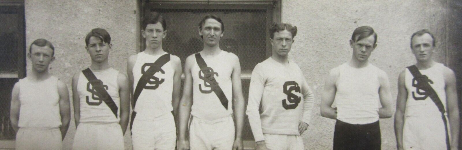 Vintage USC Trojans Track Team Photo University Southern California c. 1920's
