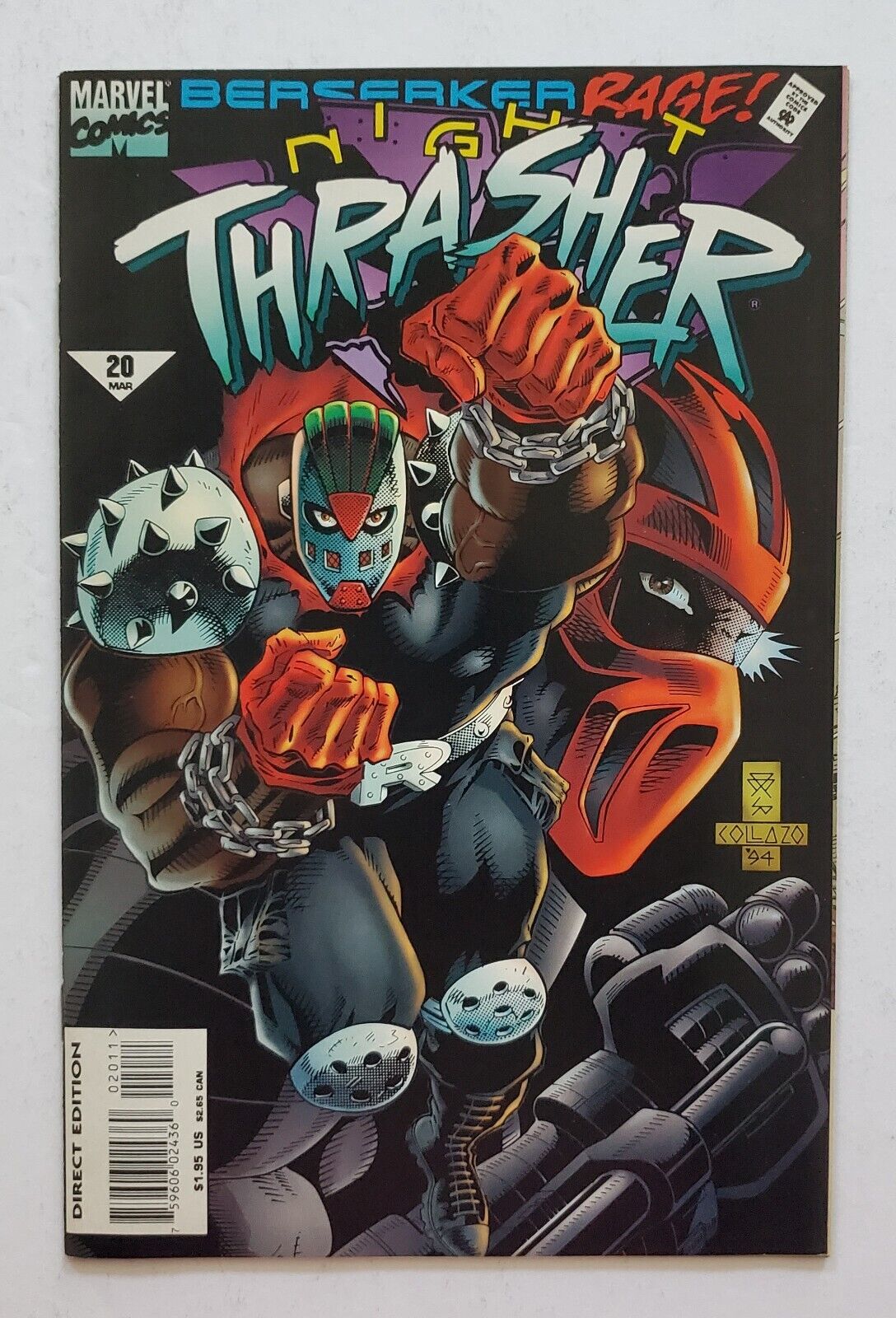 Night Thrasher #20 (Mar 1995, Marvel)