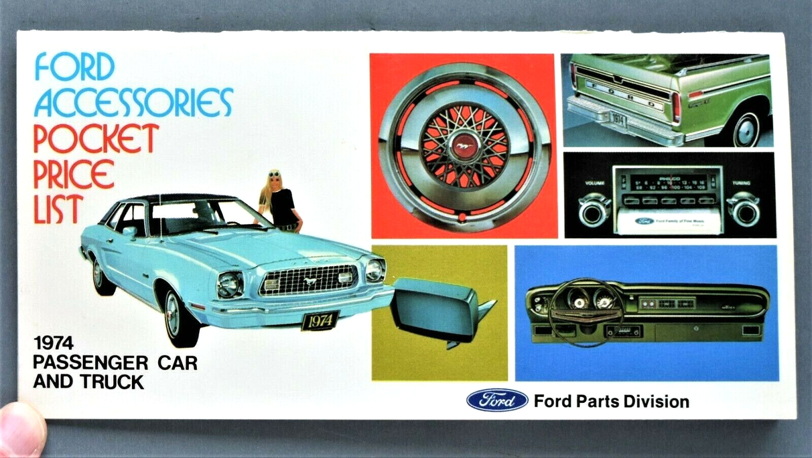 1974 FORD FACTORY CAR & TRUCK ACCESSORIES CATALOG ~ 26 PAGES