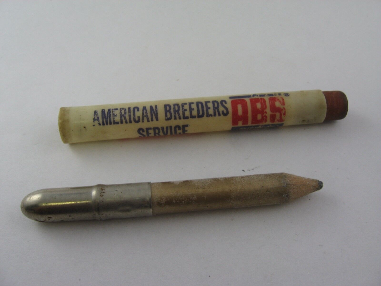 Vintage Bullet Pencil Advertising ABS American Breeders Service Genetics