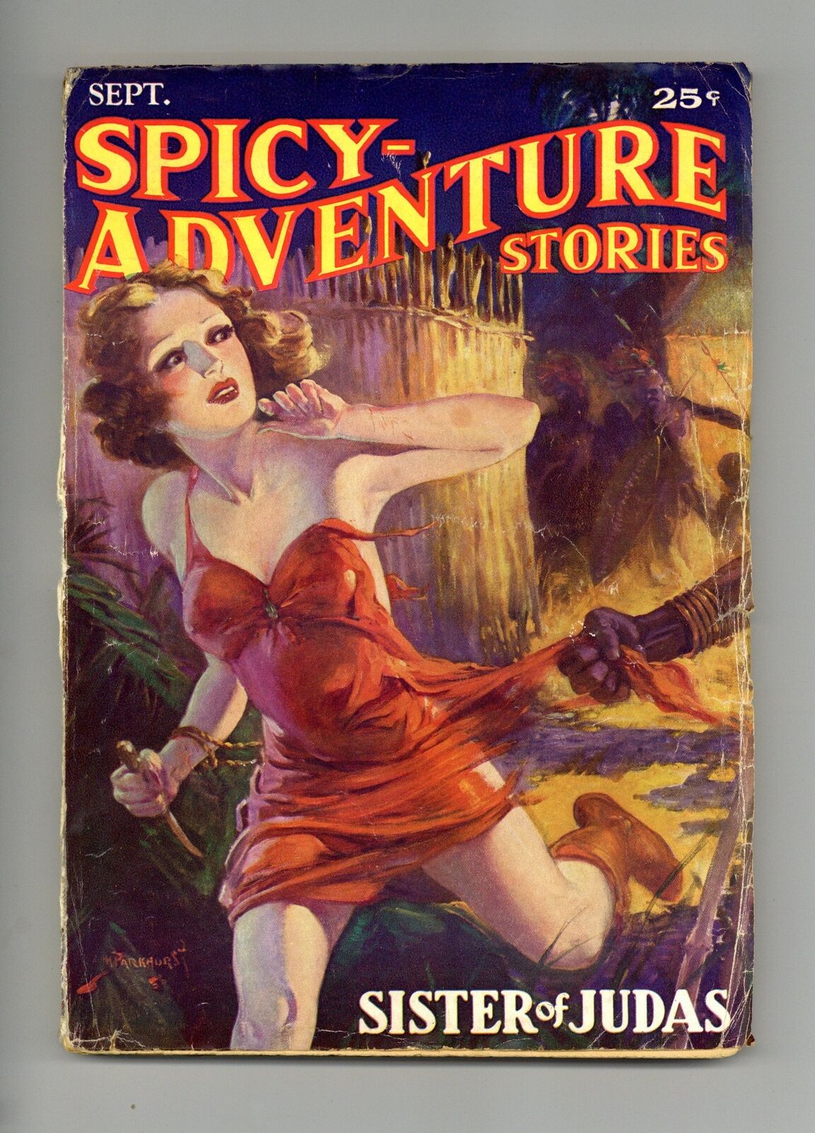 Spicy Adventure Stories Pulp Sep 1935 Vol. 2 #6 PR