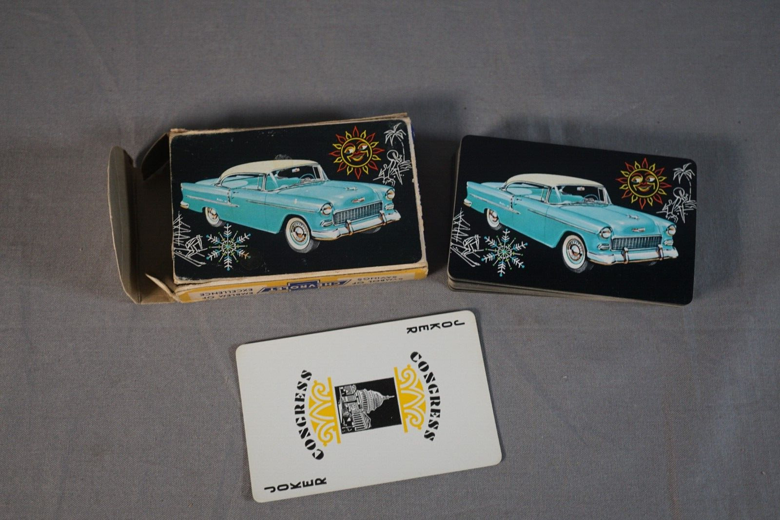 1955 Chevrolet Dealership - Vintage Deck of Playing Cards - Complete