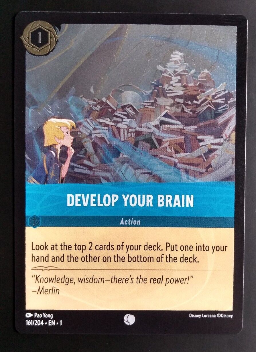 Lorcana The First Chapter - Develop Your Brain - Foil 
