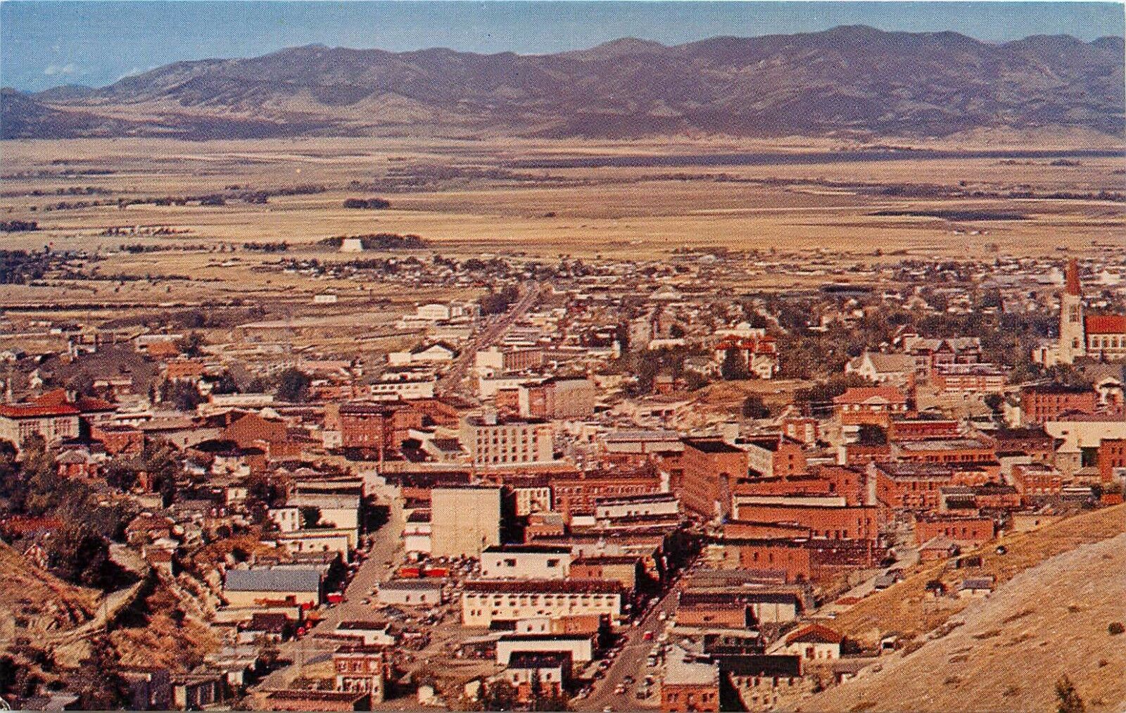 Birdseye View of Helena, Montana, State Capital Panoramic Postcard