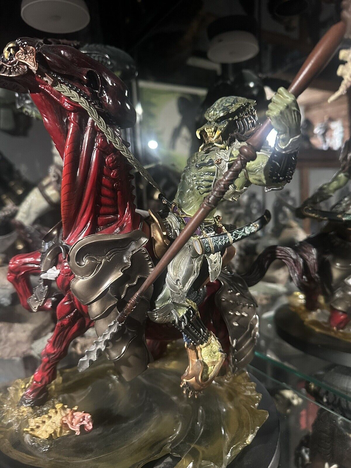 Sideshow Predator on Horse Alien by Takayuki Takeya Statue