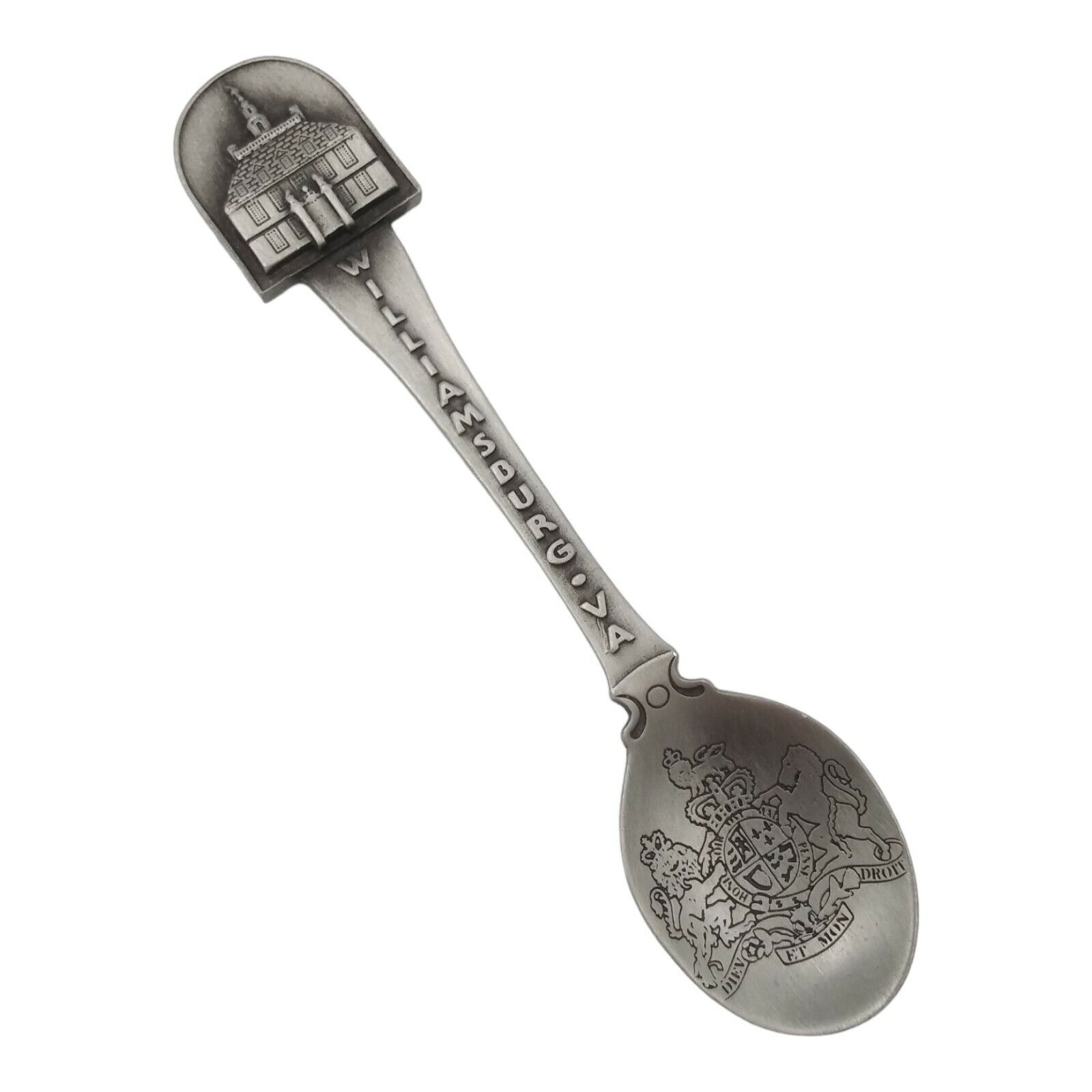 Vintage Williamsburg Virginia Souvenir Spoon US Collectible Pewter