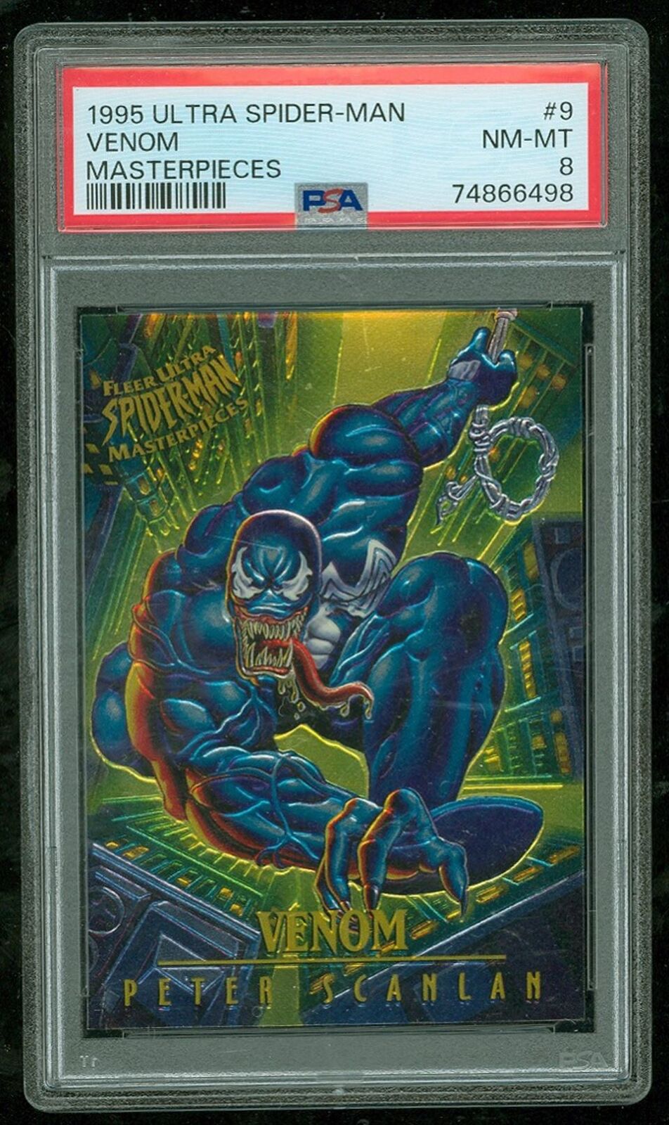 1995 Ultra Spider-Man #9 Venom PSA 8