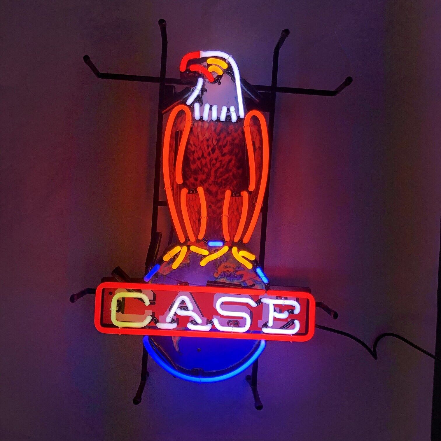 Case Eagle Farm Equipment Lamp Neon Light Sign 24\