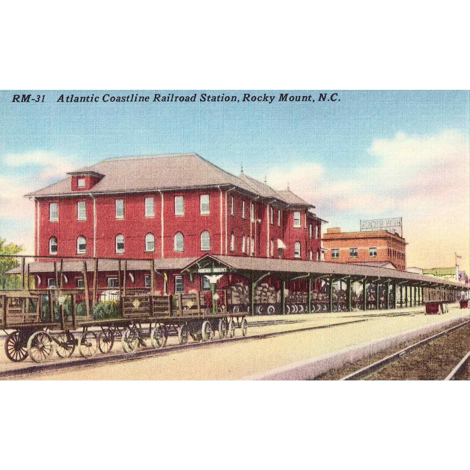 Atlantic Coastline Railroad Station - Rocky Mount,North Carolina