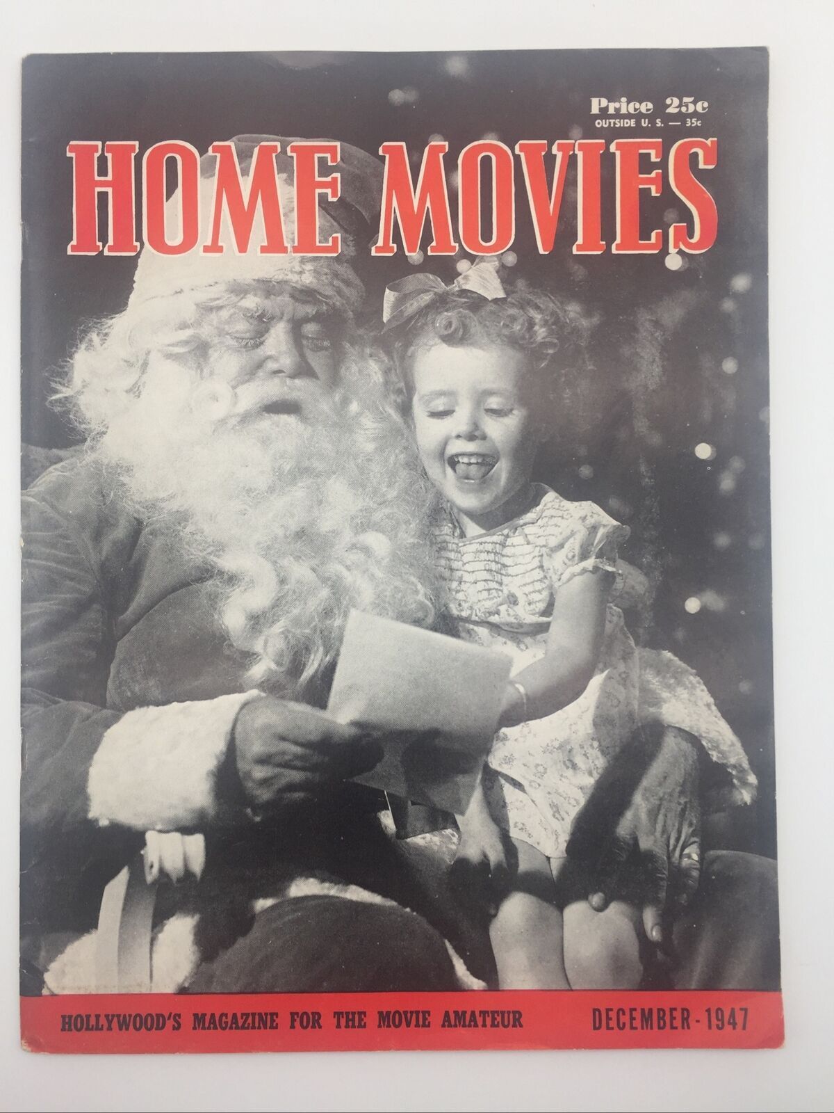 1947 December Home Movies Magazine Christmas Clubs SMPE Film Processing Exposure