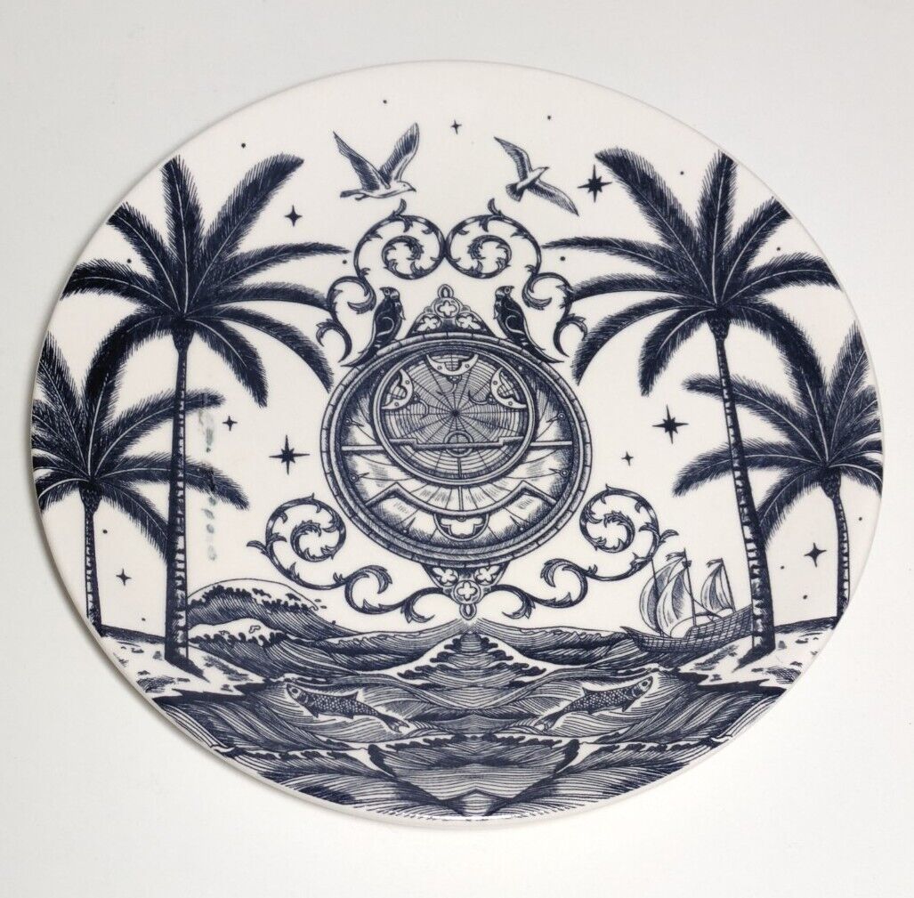 Fairyloot Exclusive The Adventures of Amina al-Sirafi Ceramic Plate Nautical NEW
