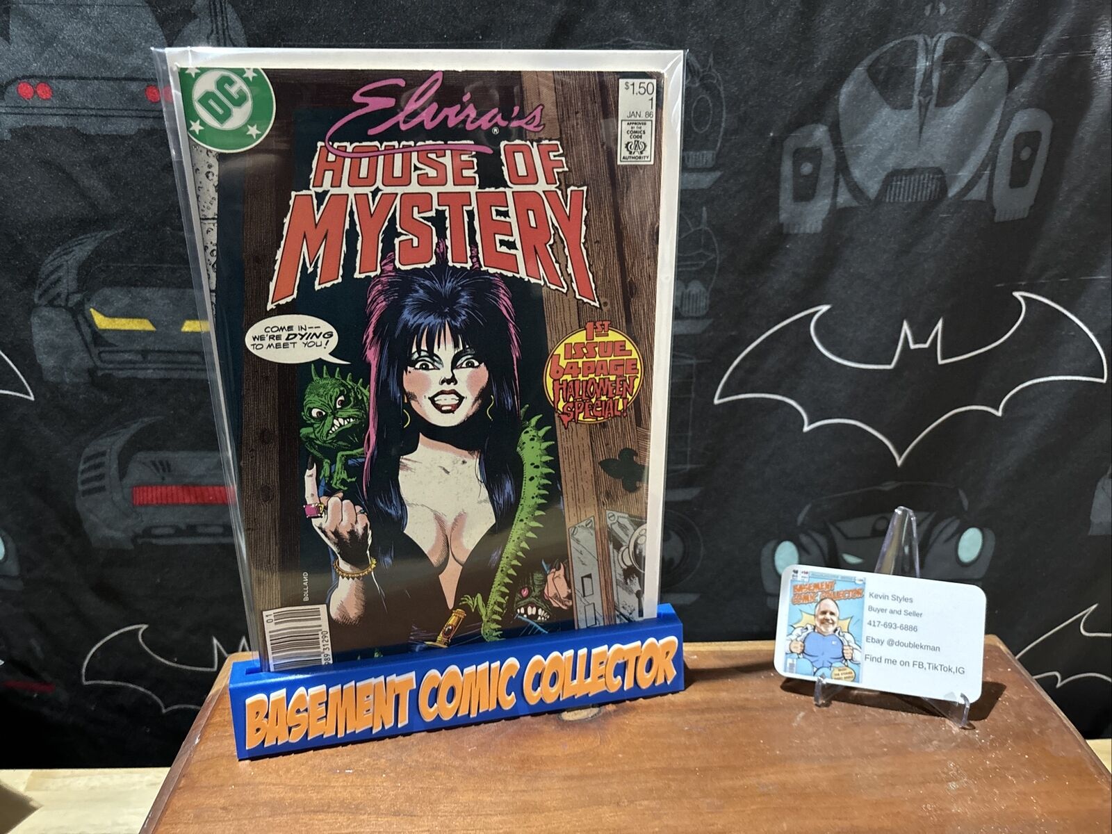 ELVIRA\'S HOUSE of MYSTERY #1 1986 1st appearance of Elvira in comics Gemini Ship