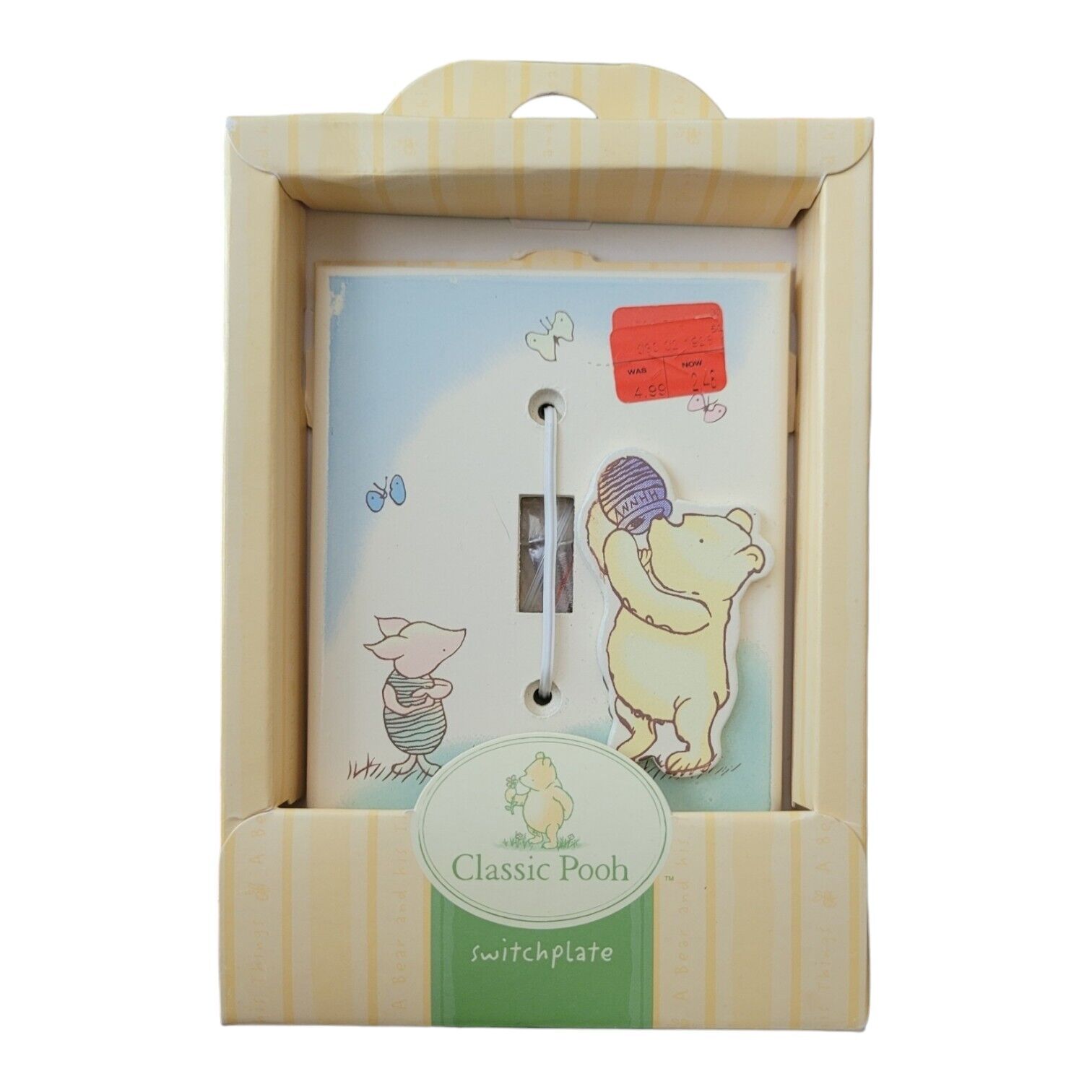 Disney Classic Pooh Bear & Piglet best friends switchplate nursery Collection 