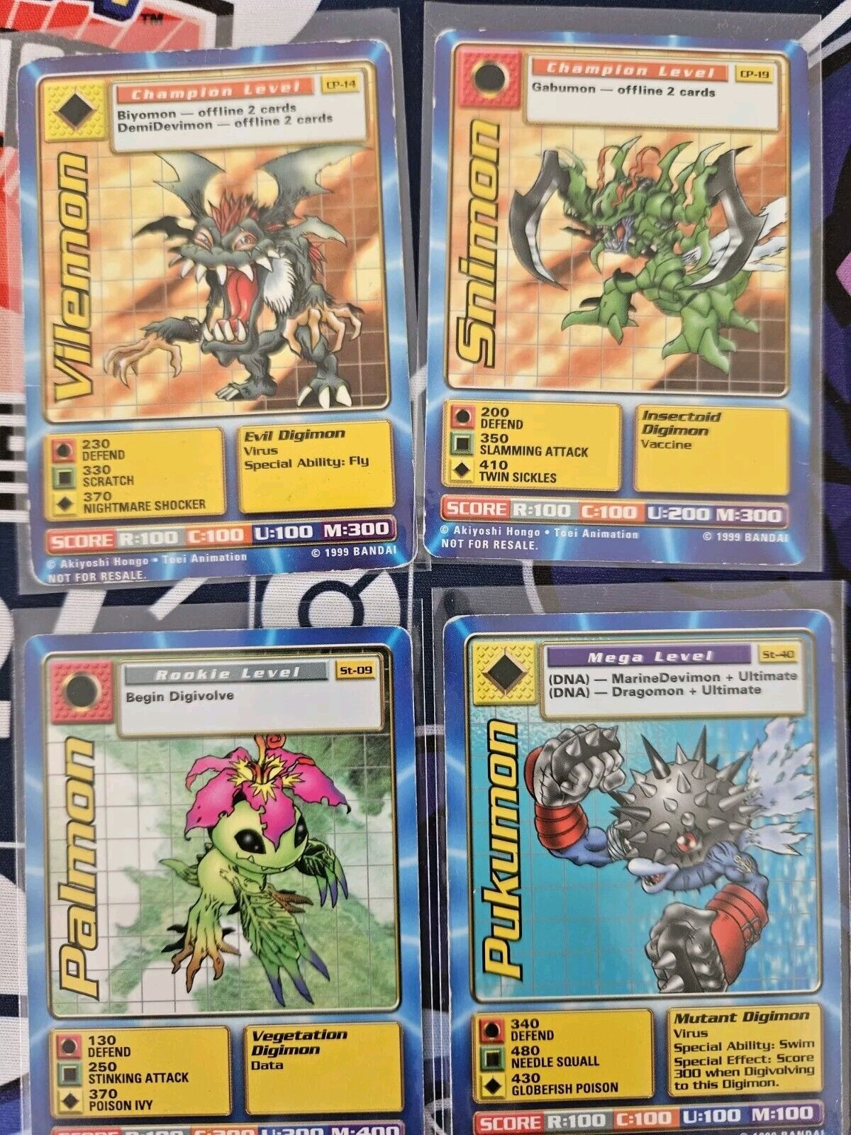 64 Digimon Cards Job Lot