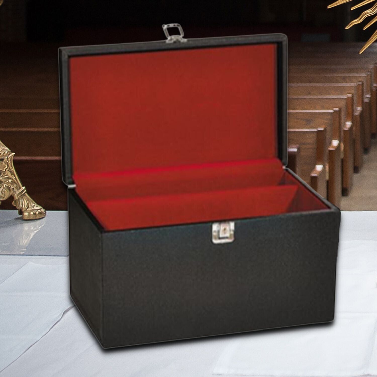 Extra Large Secure Travel Chalice Carry Case For Church or Sanctuary 13 7/8 In
