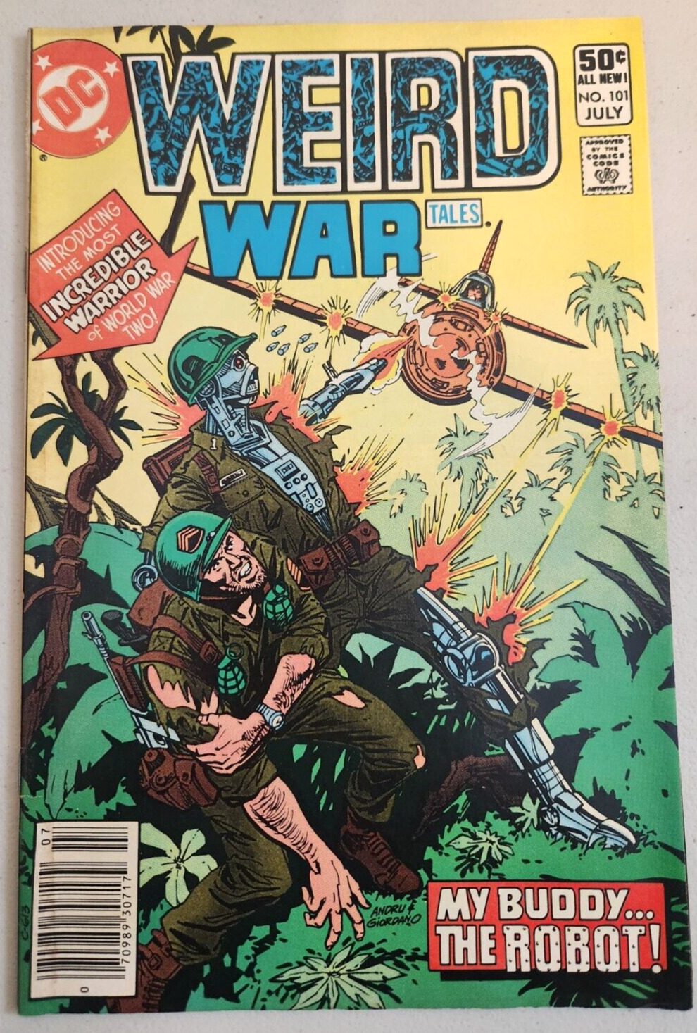 Weird War Tales(DC-1971) #101 - Intro/Origin of G.I. Robot