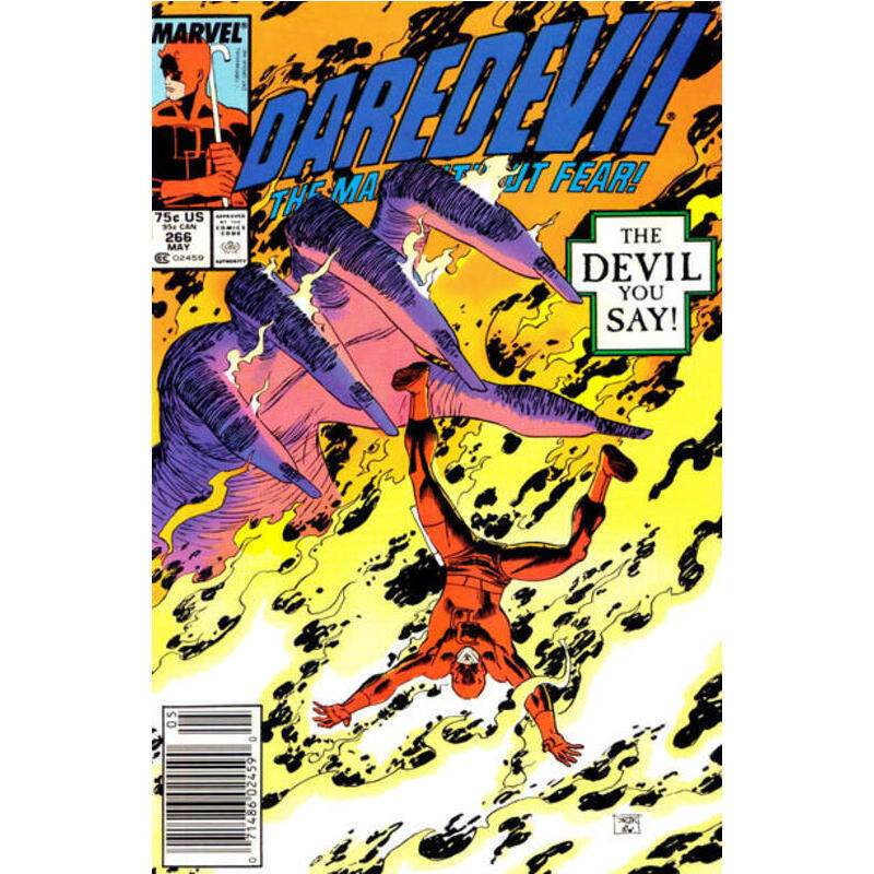 Daredevil #266 Newsstand  - 1964 series Marvel comics VF+ [j.