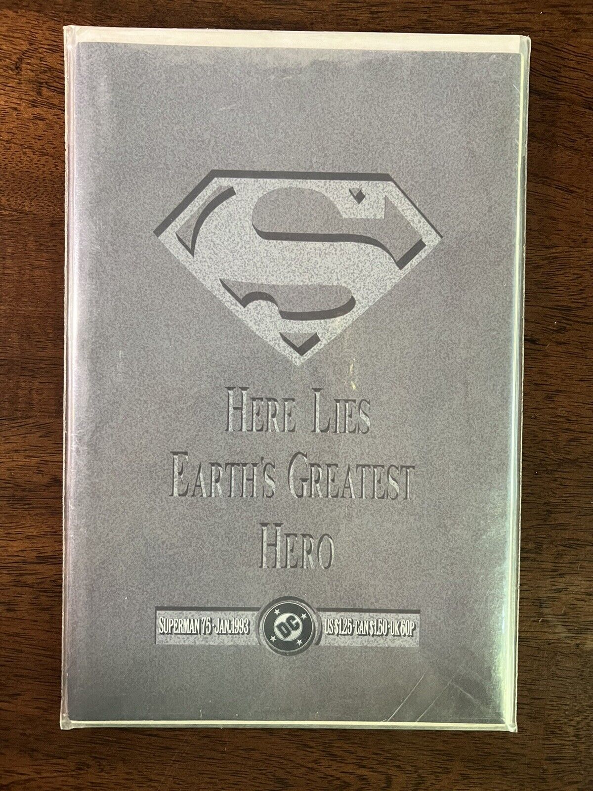 1993 Superman #75 Here Lies Earth’s Greatest Hero DC Items Included