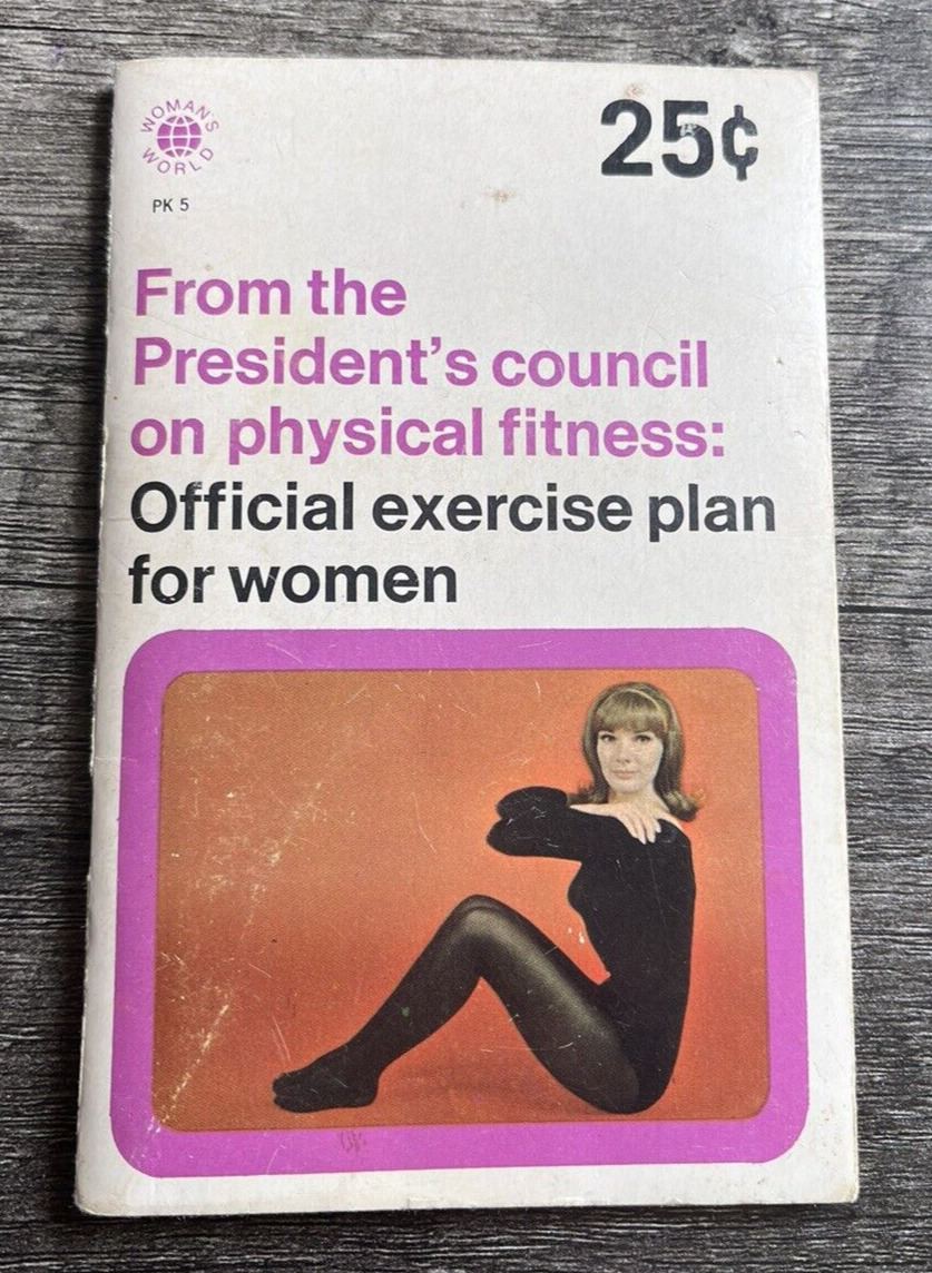 Official Exercise Plan Women : Presidents Council * 1966 Paperback * Kennedy