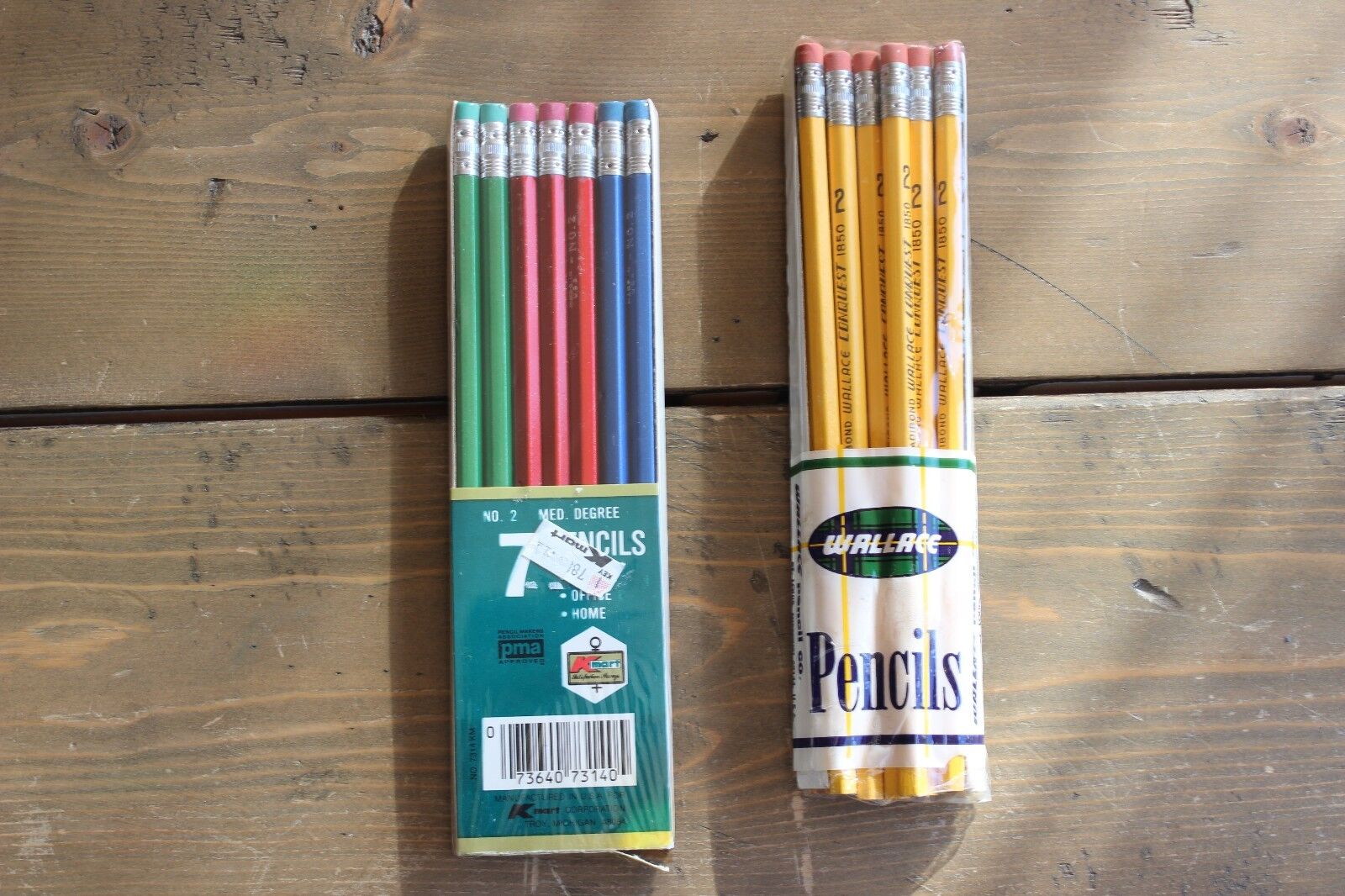 Vintage Sealed Packs of Pencils Wallace