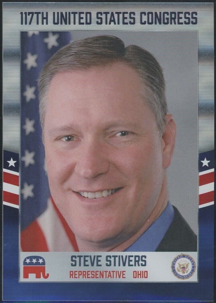 2021 117th US Congress Steve Stivers Chrome Parallel Ohio GOP #413