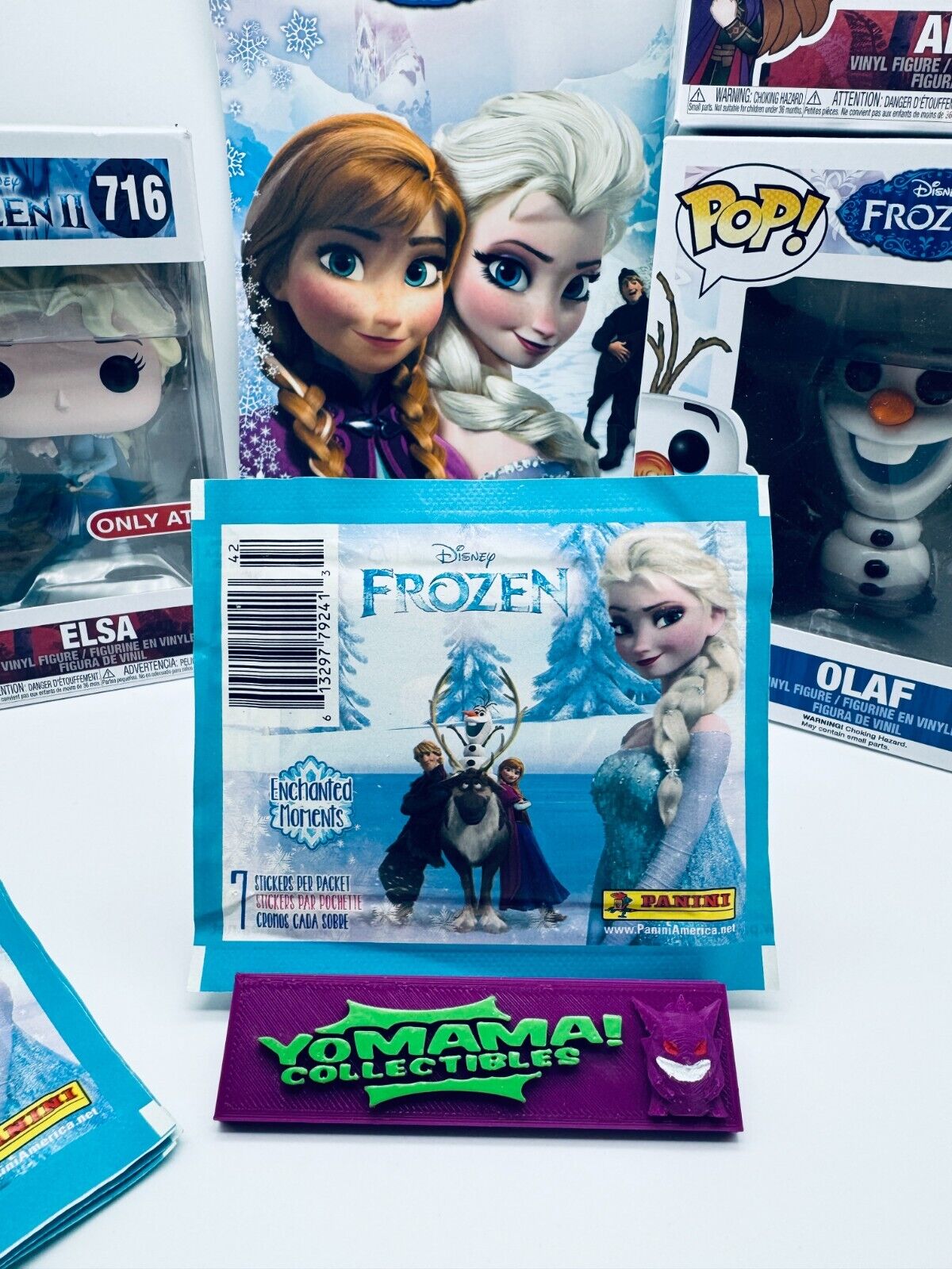 2015 Panini Disney Frozen Enchanted Moments Stickers ( 2 Packs ) +Free Gift