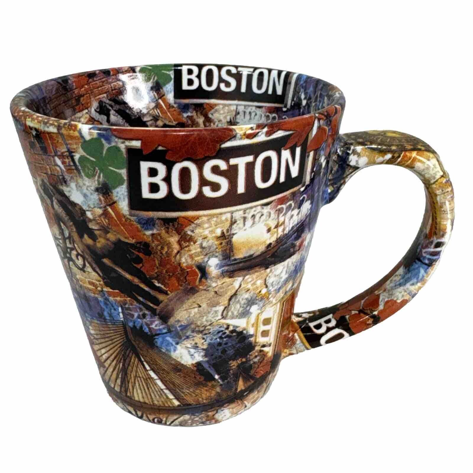 Americaware BOSTON 10oz. Small Coffee Tea Cup 2014 Souvenir Historical Landmarks