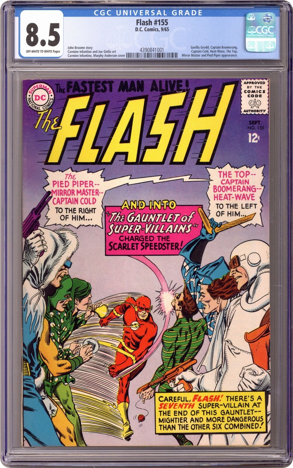 Flash #155 CGC 8.5 1965 4390841001