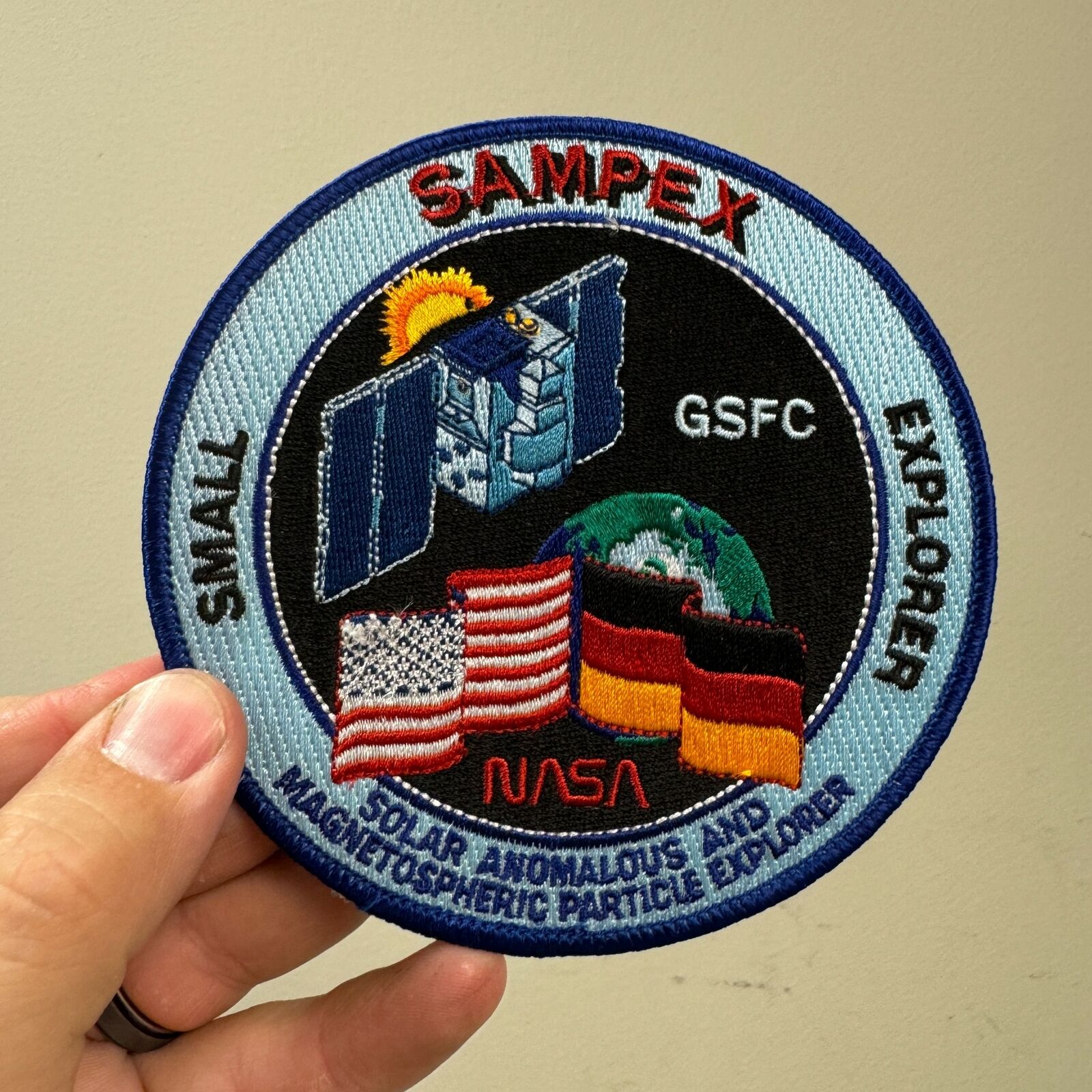 VTG NASA Small Explorer SAMPEX GSFC Goddard Space Flight Center Patch Sattellite