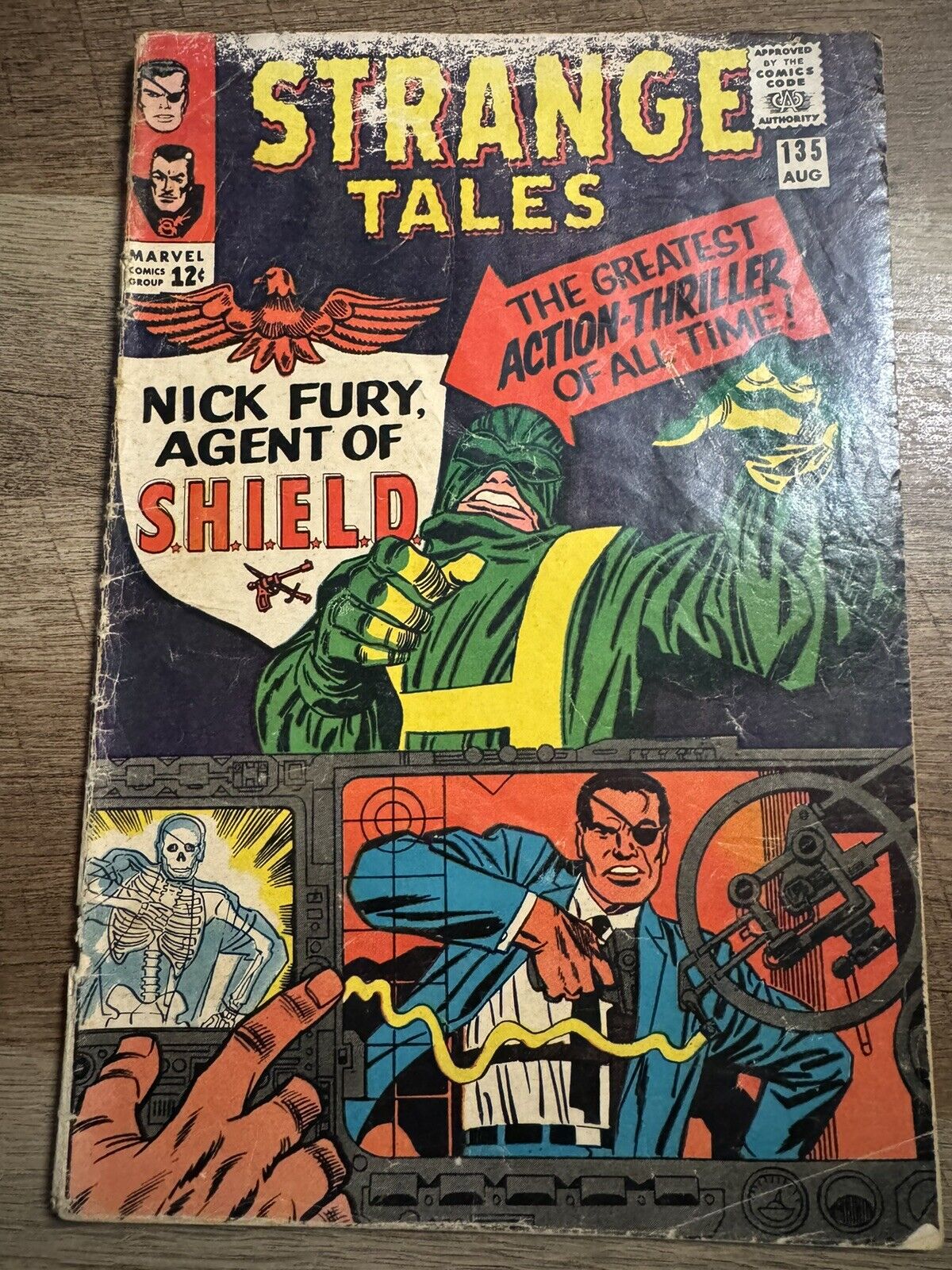 Strange Tales#135 1965 FIRST SHIELD, FIRST HYDRA, Must Have Key Lower Grade