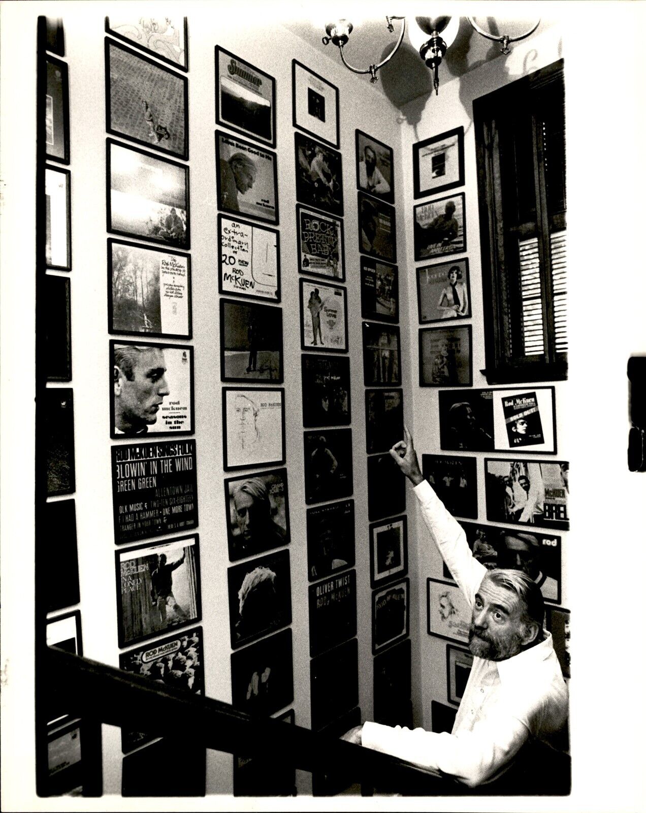 LAE5 Original Garry A. Watson Photo HOME OF SINGER ROD MCKUEN ALBUM COVERS
