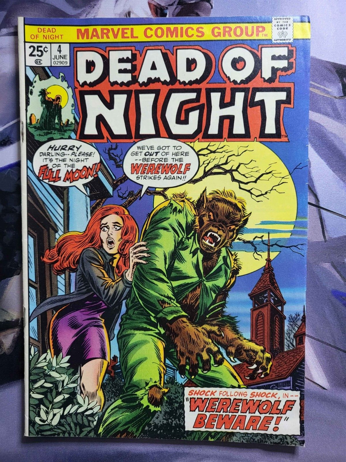  Marvel's Dead of Night #4 (1974),  John Romita Cover VG+ 
