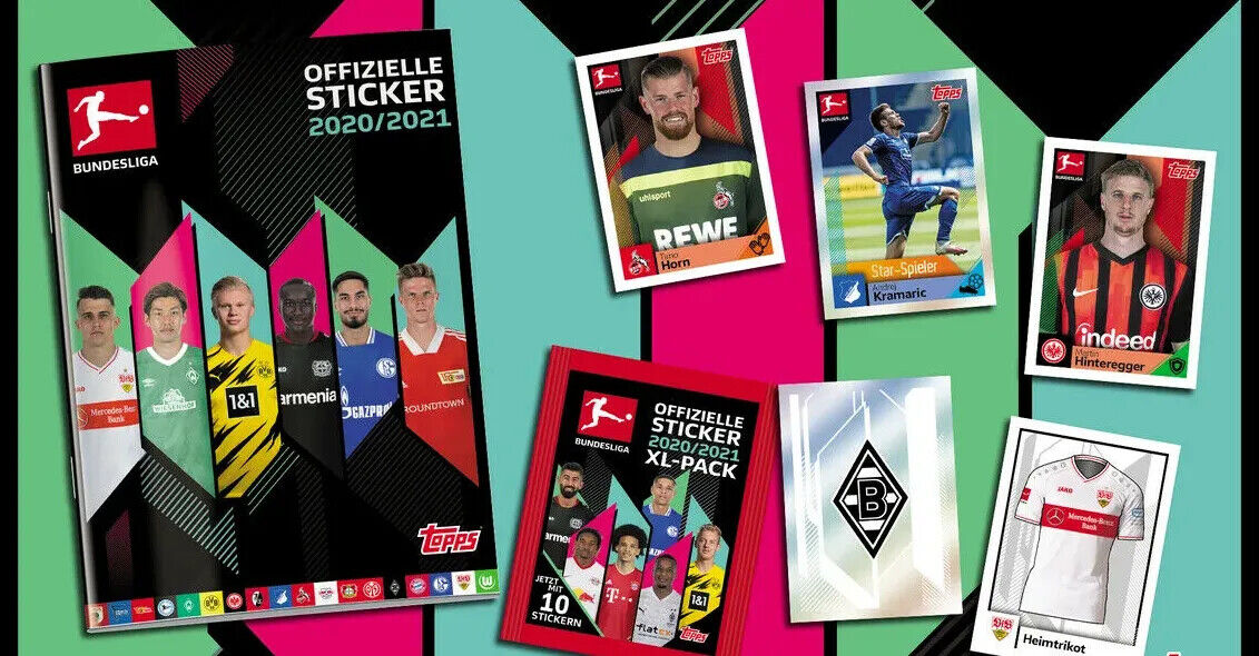 Topps Bundesliga 2020 2021 Choose 10 Stickers Choose Pick Panini 20 / 21