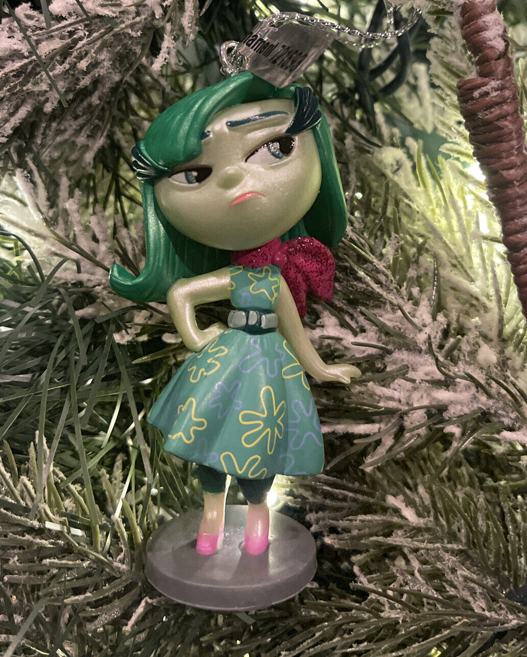 2023 Disgust Disney Inside Out Girl Christmas Tree Ornament New
