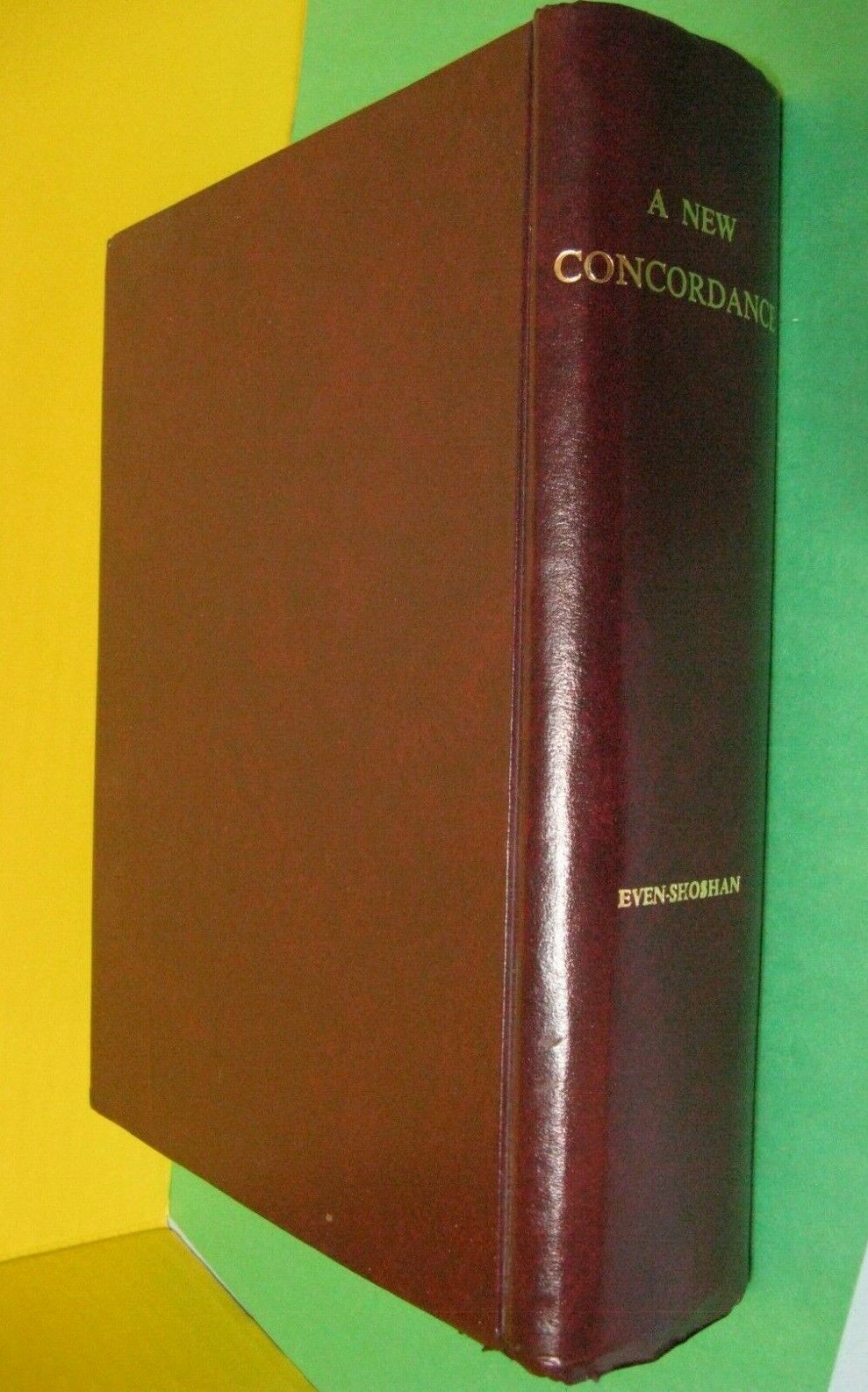 Concordance & Thesaurus Of The Language  Of The Bible Hebrew & Aramaic Roots Etc