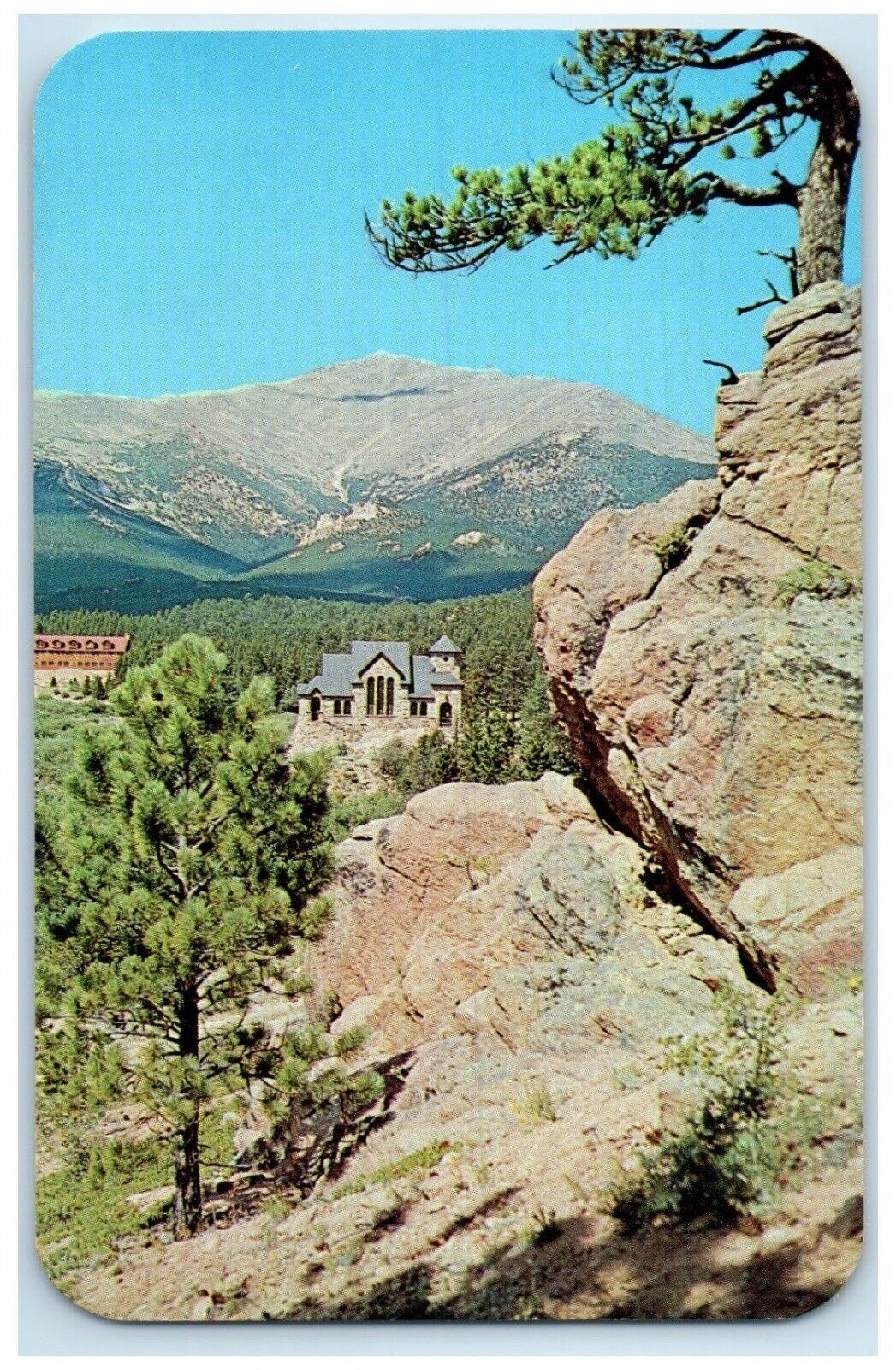 1965 View Of Camp St. Malo Allens Park Boulder Colorado CO Vintage Postcard