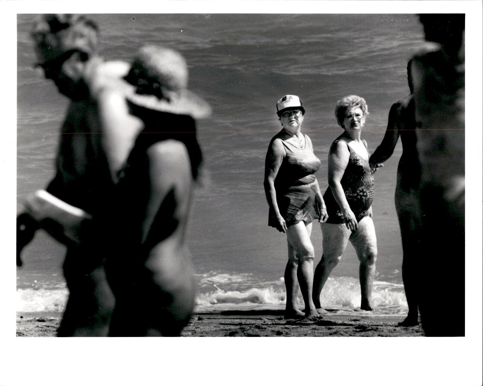 LD373 1992 Orig Jon Kral Photo INFAMOUS HAULOVER CLOTHING OPTIONAL BEACH FLORIDA