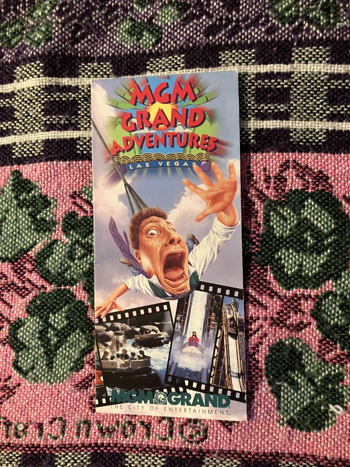Vintage Amusement Park Brochure MGM Grand Adventures Las Vegas