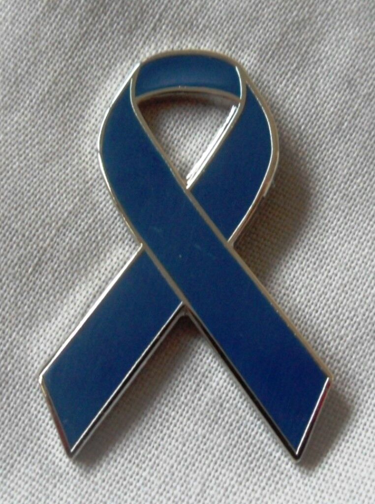 ***NEW***  Huntington's Disease Awareness ribbon enamel badge / brooch.Charity.