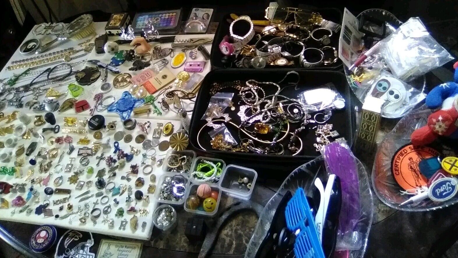 Huge Junk Drawer Lot Jewelry Coins Collectibles