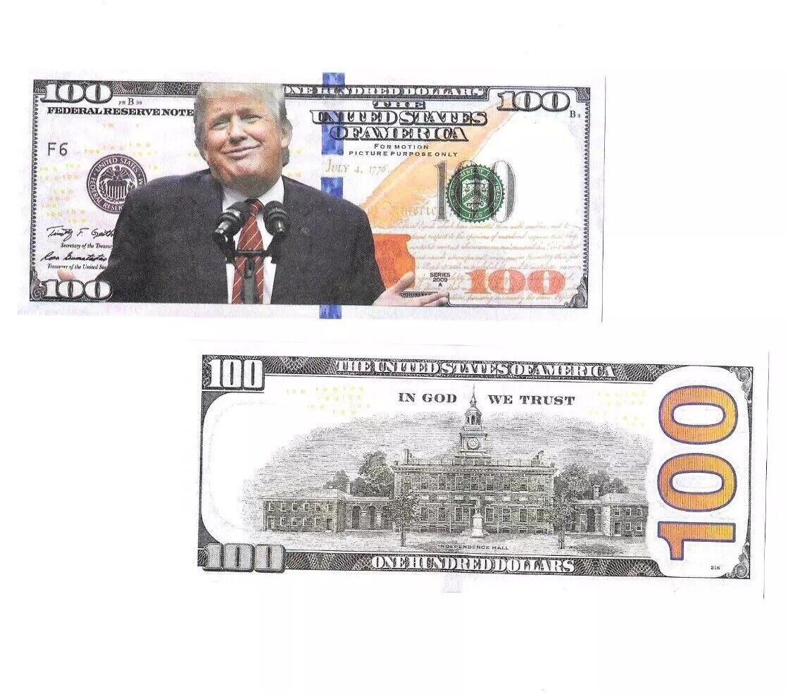 🔥🔥   #100 Pack of  $100 USD FUN - GAG  #Trump 2024 Presidential  BUCK$$
