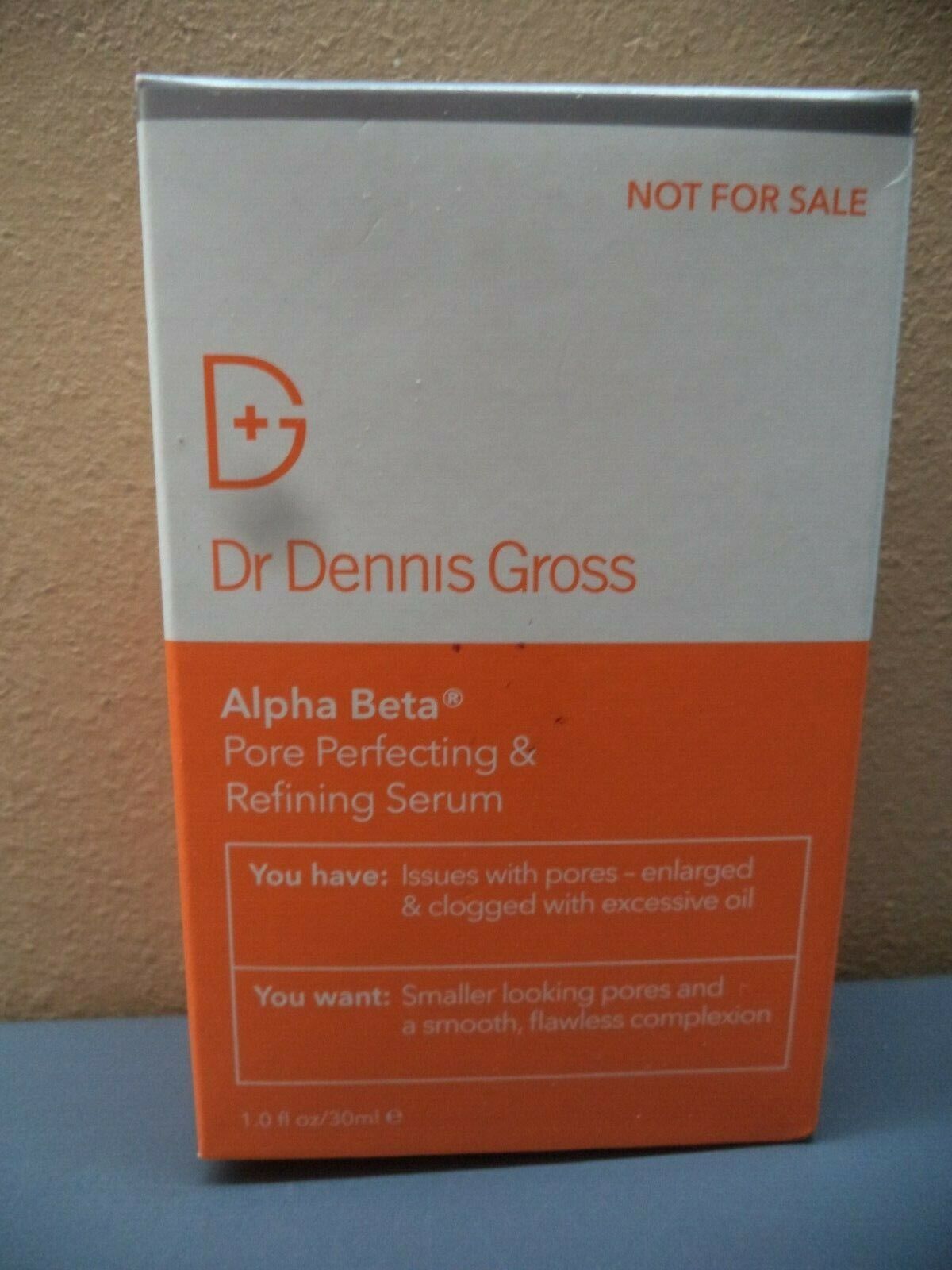 Dr Dennis Gross Alpha Beta Pore Perfecting, Refining & Smooth Serum 1 Fl Oz NIB 