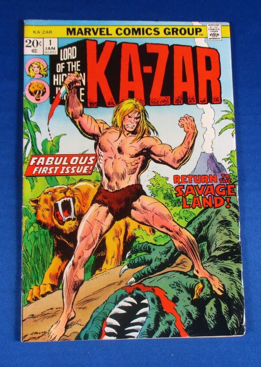 Ka-Zar #1 Return to the Savage Land John Buscema Cover Marvel 1974