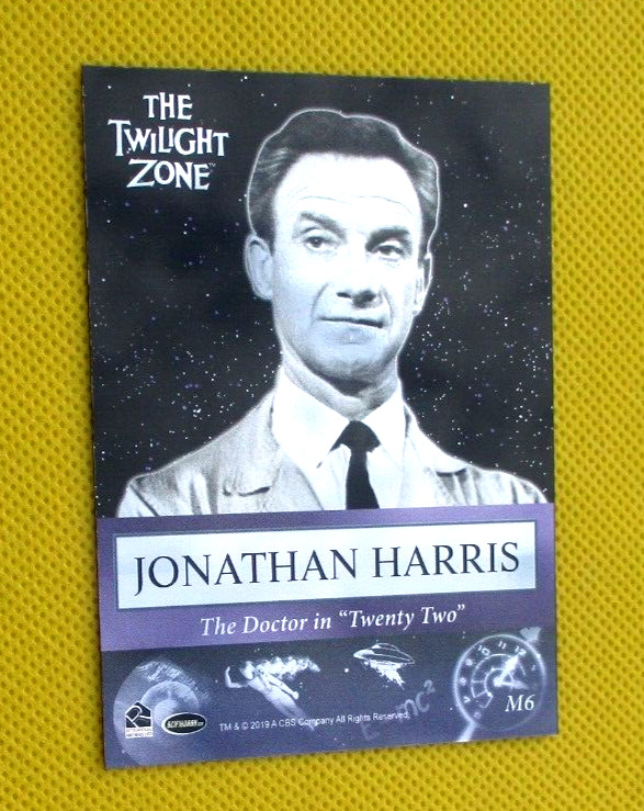 Twilight Zone  Jonathan Harris Rod Serling Edition Mirror Board Card M6