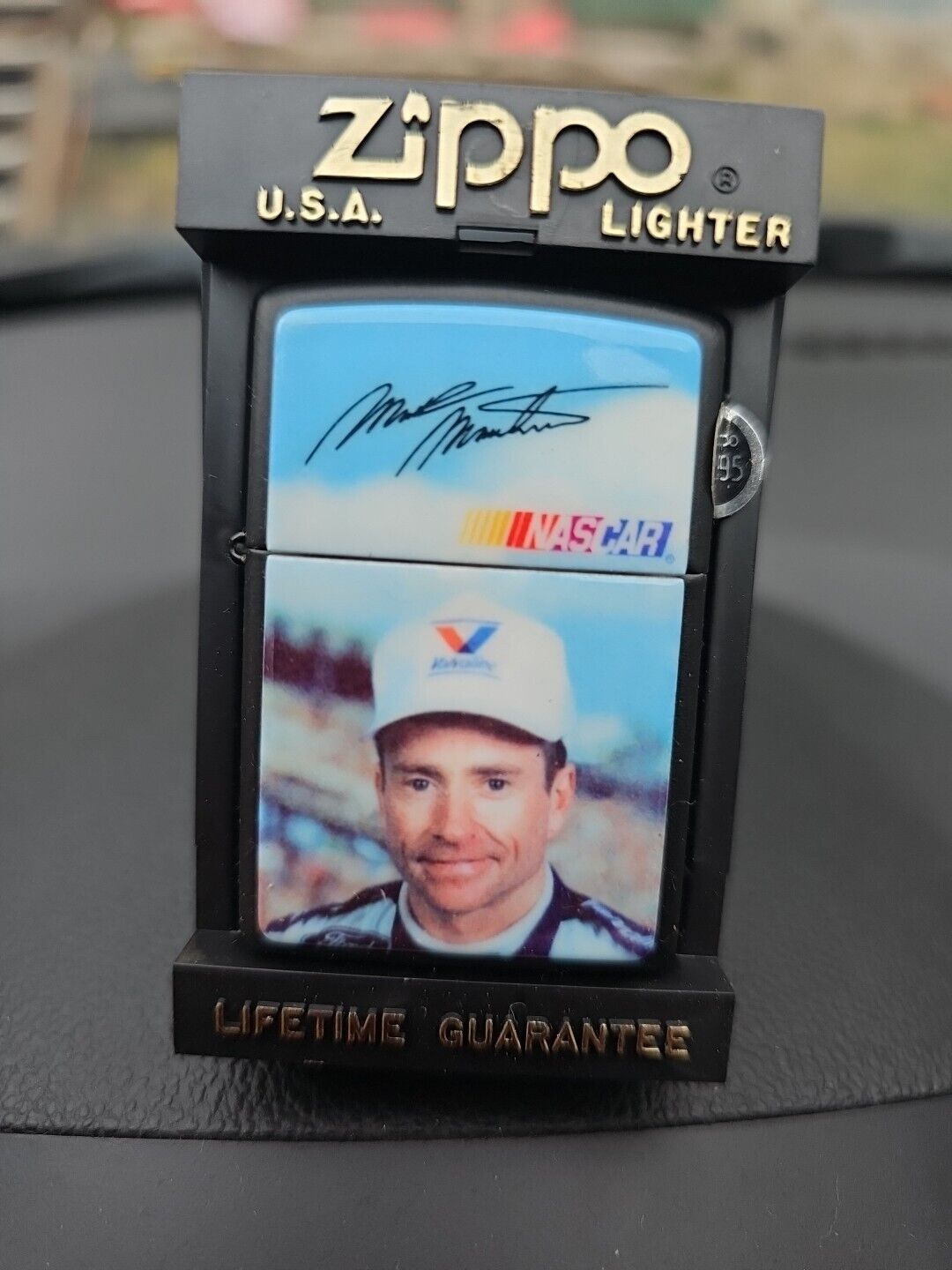 Vintage Valvoline Mark Martin NASCAR Zippo Cigarette Lighter Unfired
