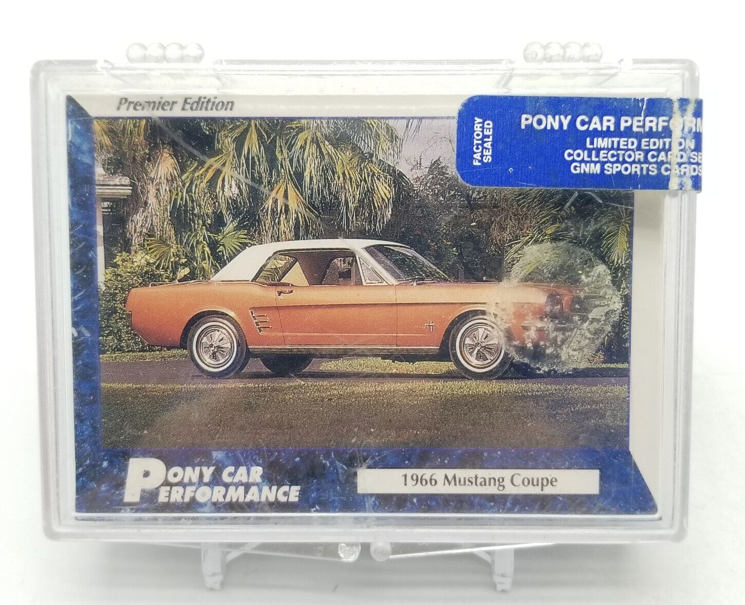 1992 Premier Edition PONY CAR PERFORMANCE Factory Sealed 50 Card Set Mustang COA