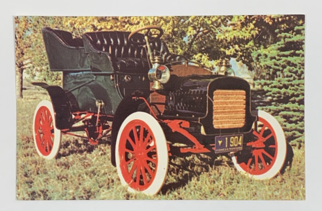 1905 Ford Model C Runabout Postcard Towe Antique Ford Collection Deer Lodge MT