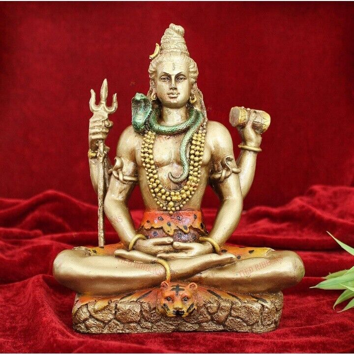 Fashtales Handicrafts Lord Shiva Statue Figurine Blessing Idol Sculpture Murti 